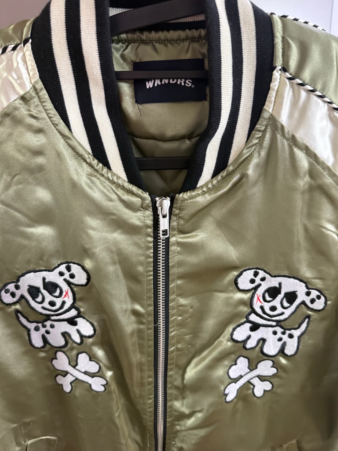 위캔더스 SOUVENIR JACKET 그린 L 상품이미지5