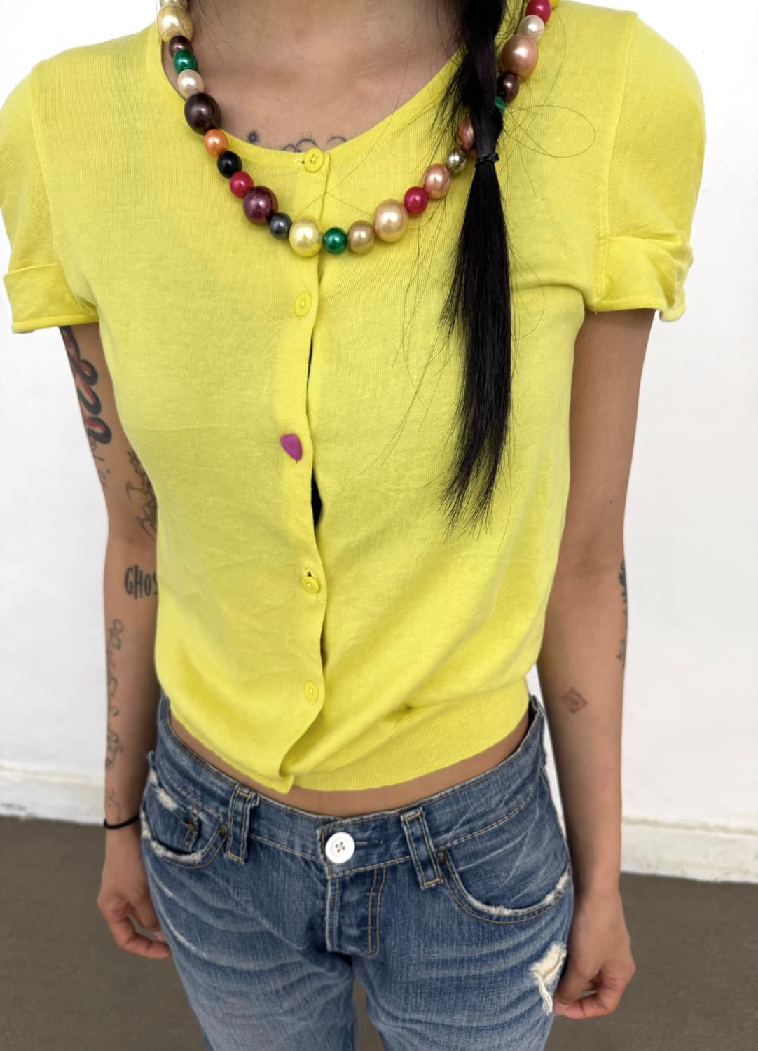 Paul smith yellow love short cardigan 상품이미지7