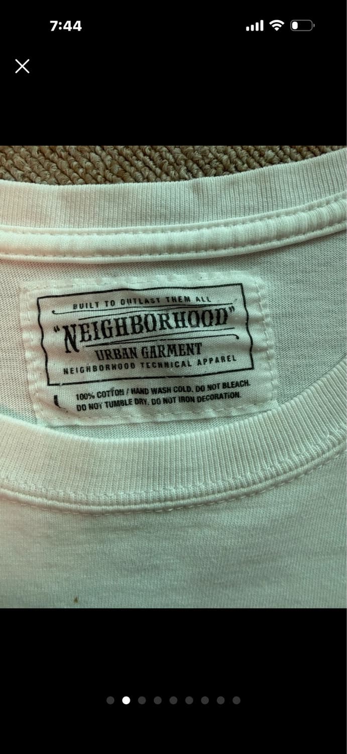 Neighborhood 모터팀 리볼버 티셔츠  한정판  L  상품이미지2