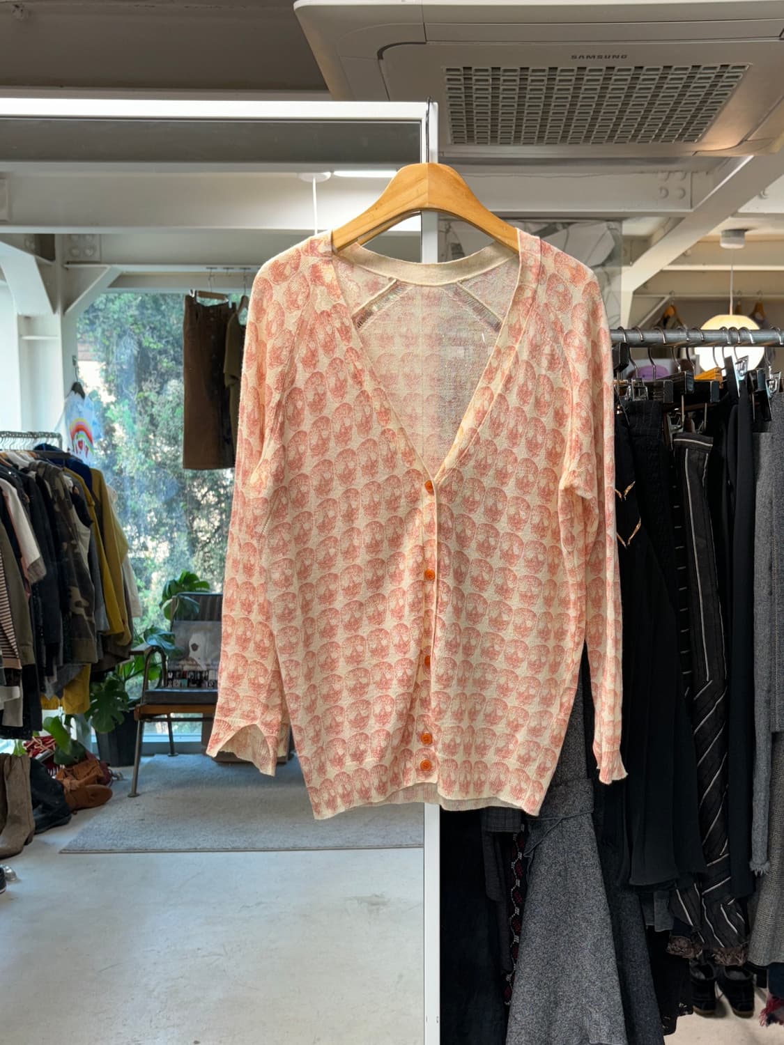 쟈딕앤볼테르 해골 린넨 가디건 상품이미지1