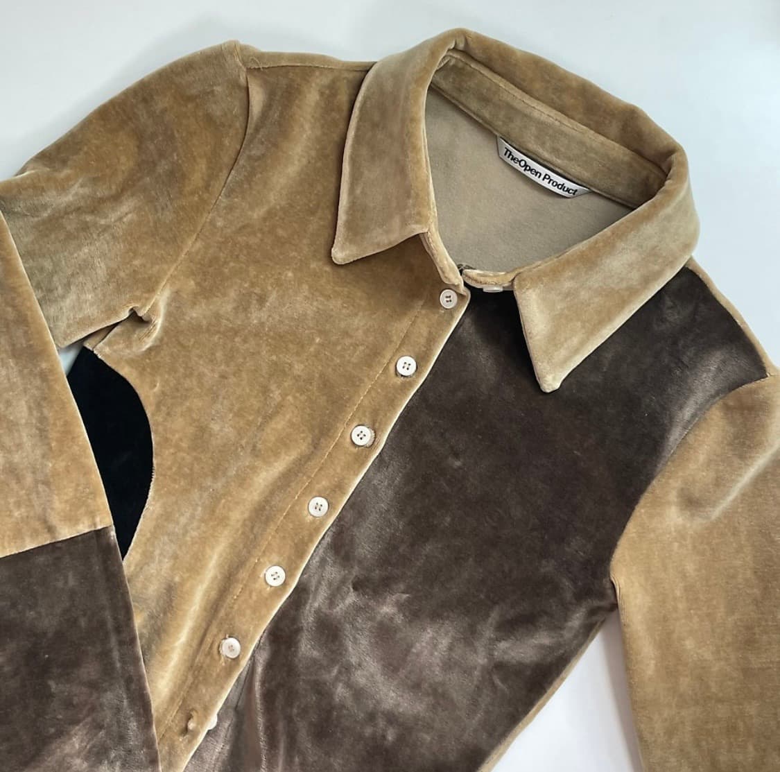 THEOPEN PRODUCT velvet shirt 상품이미지3