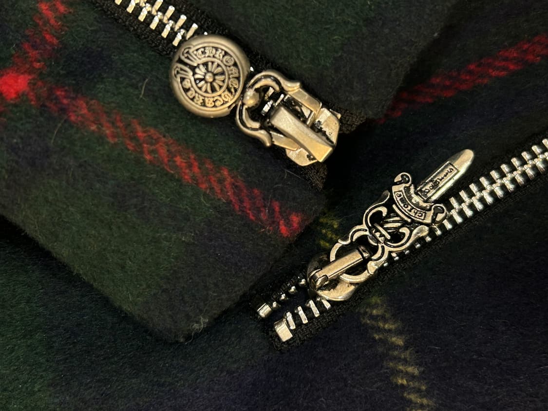 크롬하츠 체크 자켓 여성 95~100사이즈 상품이미지6