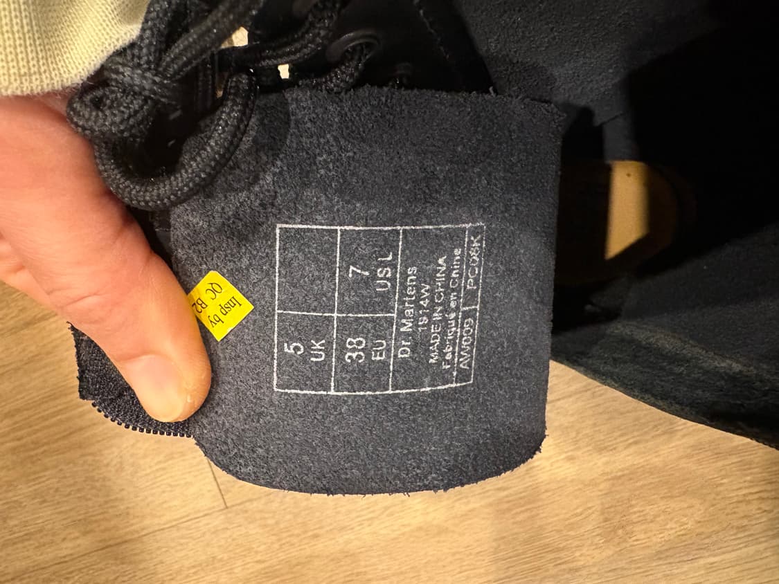 닥터마틴 14홀 1914W 지퍼 롱부츠 워커 240 UK5 상품이미지7