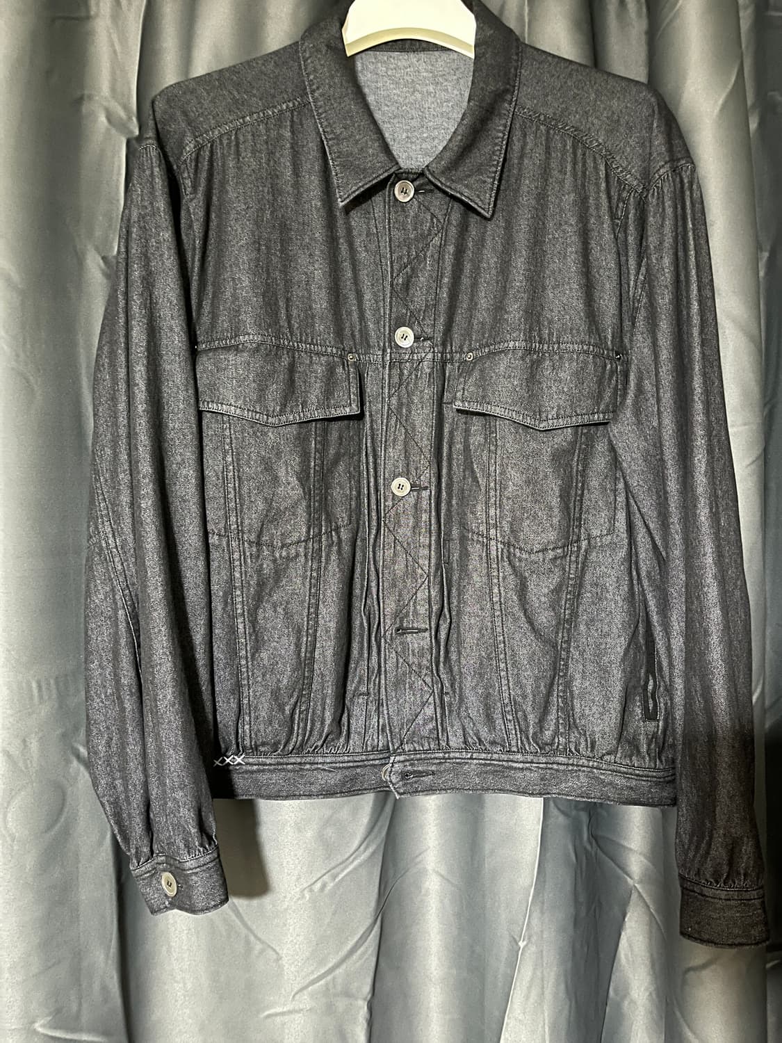 [4] 폴리테루 올드맨 트러커 자켓 / Dark Indigo 상품이미지1