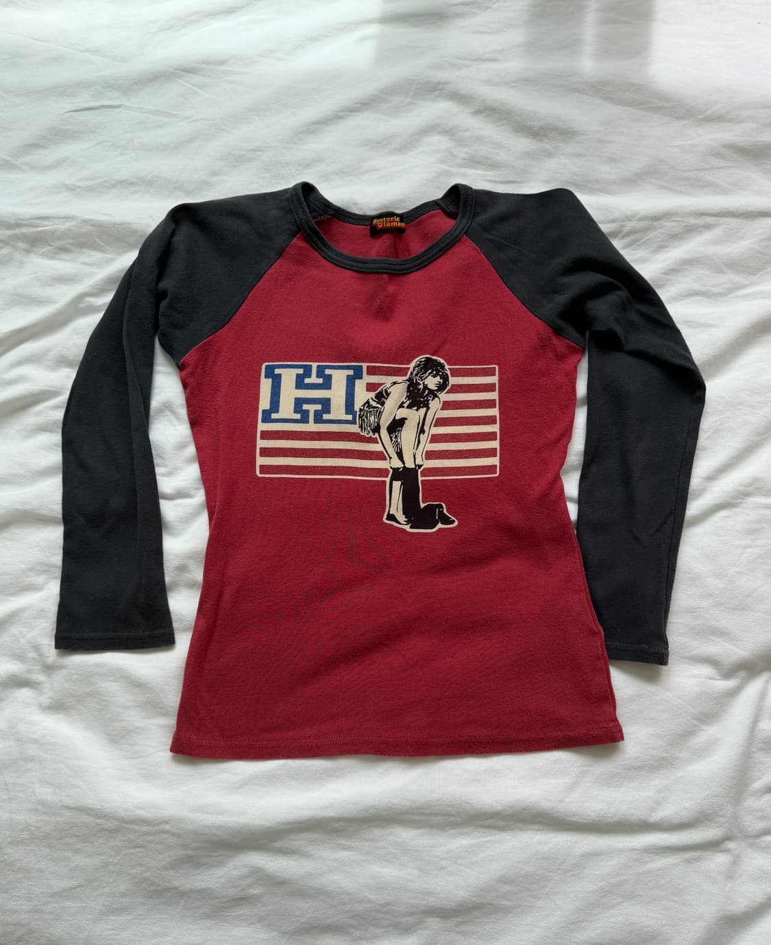 히스테릭글래머 래글런 슬리브 티셔츠 상품이미지4