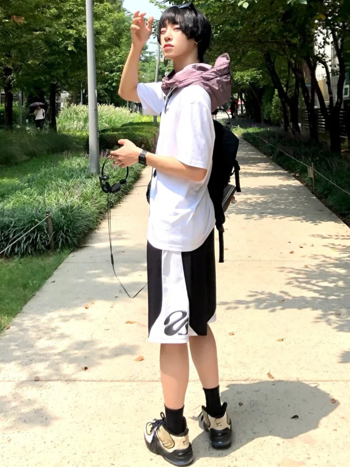 어레이드 메쉬 배스킷볼 쇼츠 트랙팬츠 나이키 아디다스 위캔더스 상품이미지1