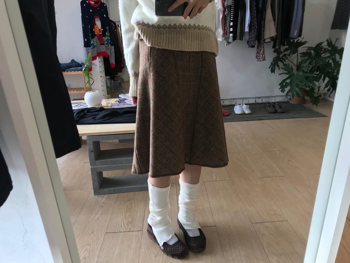 Vintage midi skirt  상품이미지1