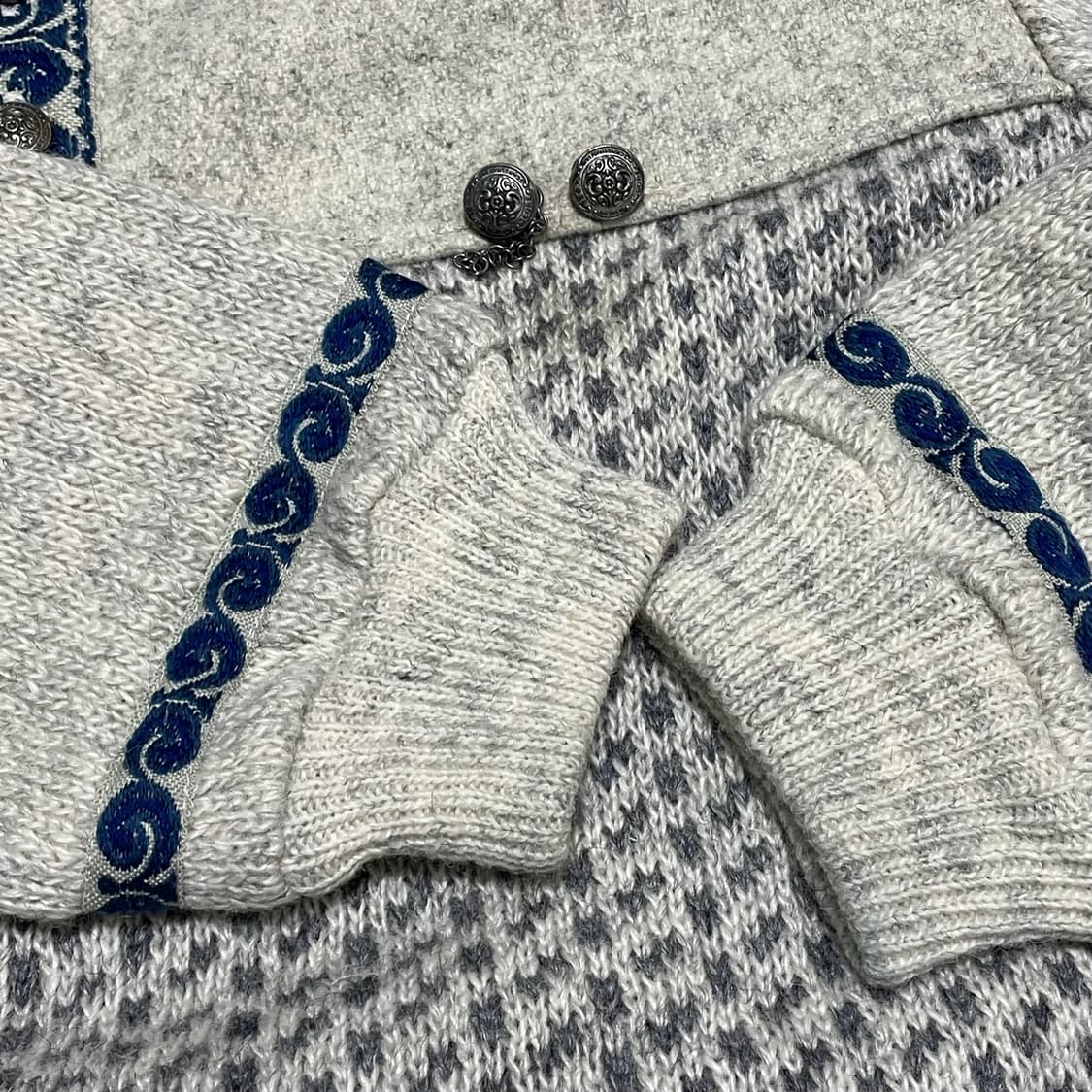 [M] 스칸디나비안 해비울 노르딕 니트 노르웨이 스웨터 상품이미지4