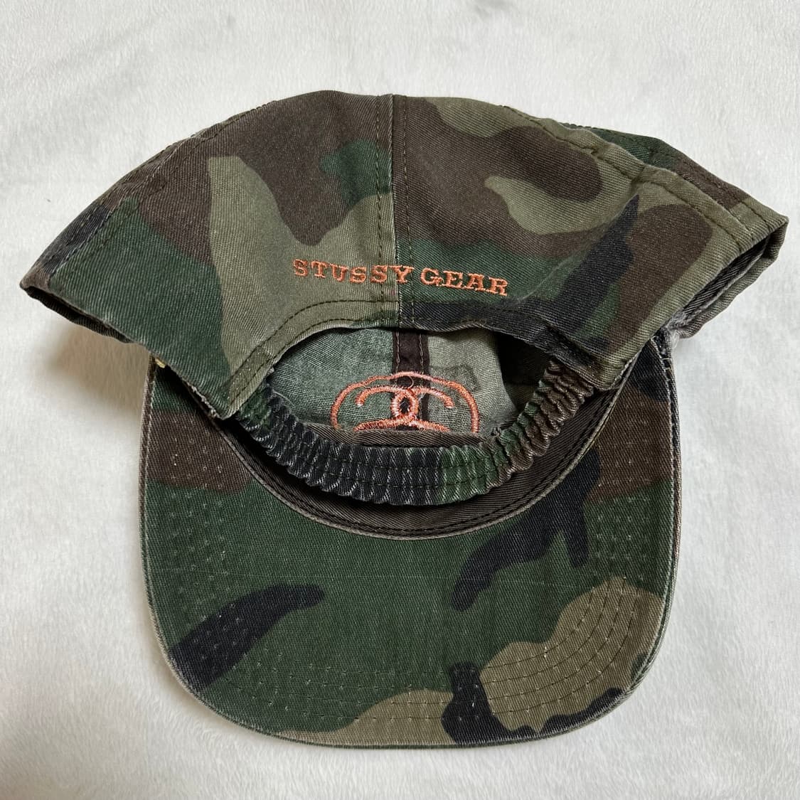 90s 올드 스투시 카모 볼캡 상품이미지4