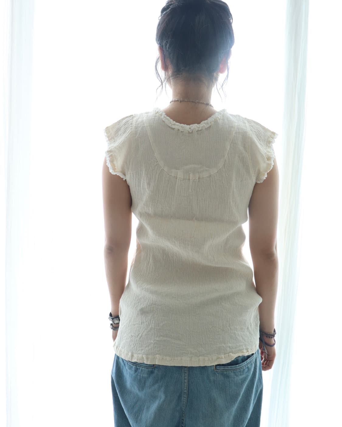 [Tsumori Chisato] Crinkle Pintuck Blouse 상품이미지4