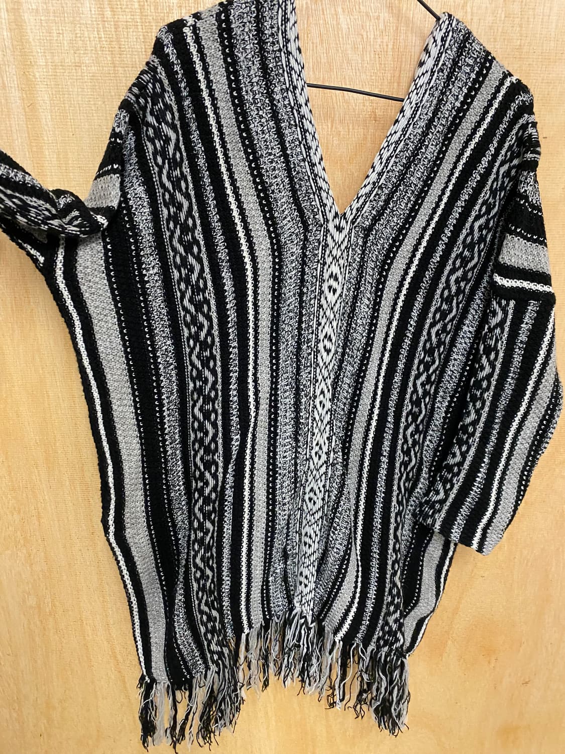 JOURNAL STANDARD fringe poncho 니트 프린지 판쵸 상품이미지6