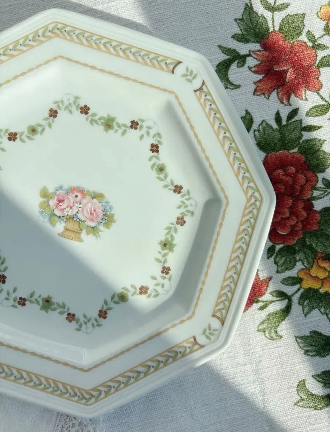 [레어]빌레로이앤보흐 갈로 레오나르도 꽃바구니 샐럿 접시 상품이미지2