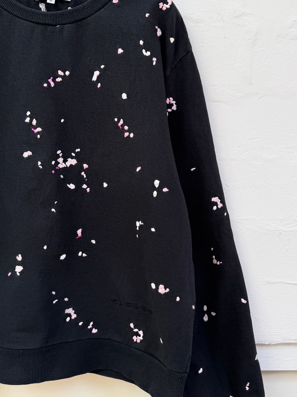 Carven 카르벤 벚꽃 자수 스웨트 셔츠 M 상품이미지3