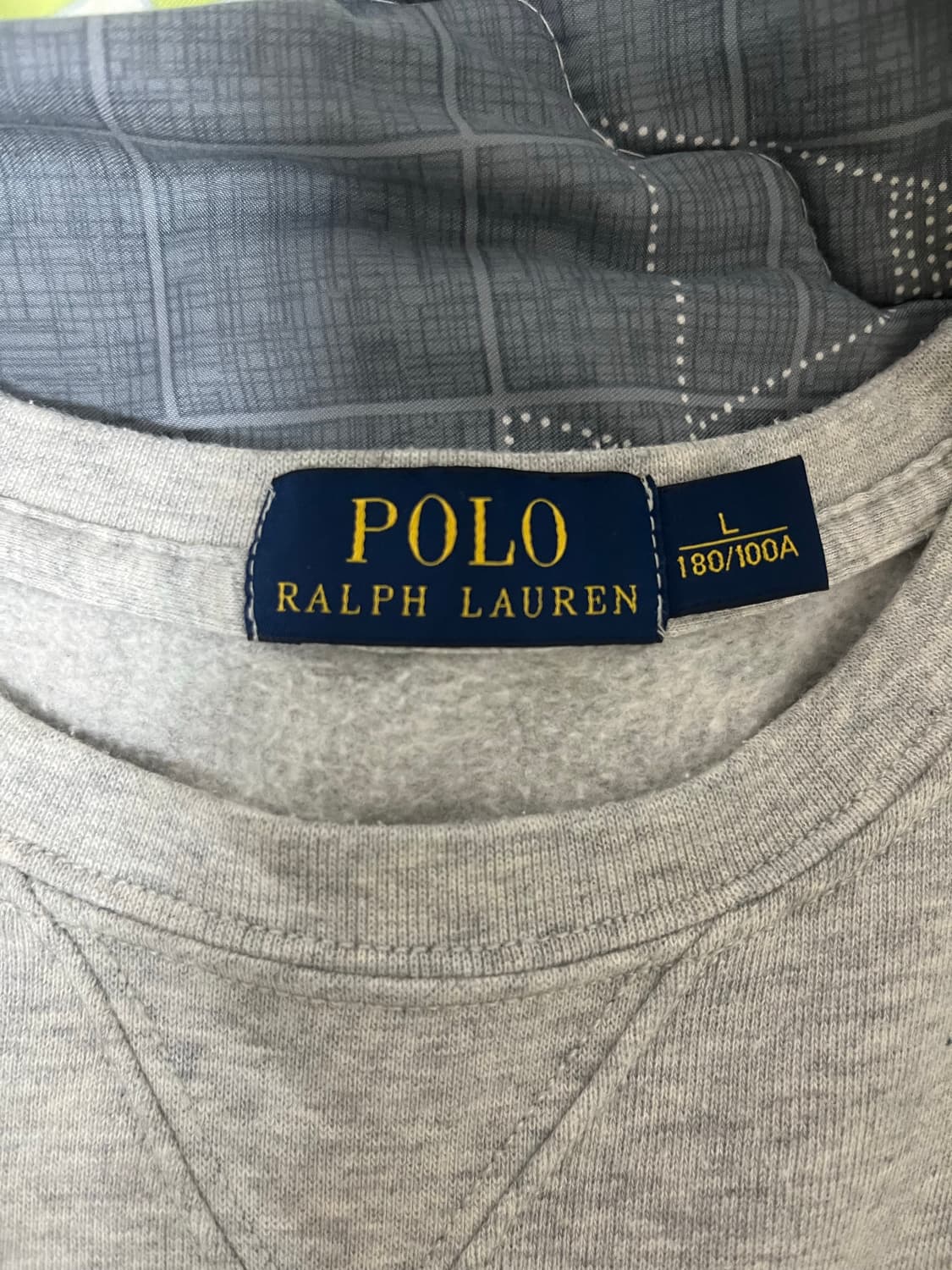 폴로랄프로렌 회색 맨투맨 상품이미지2