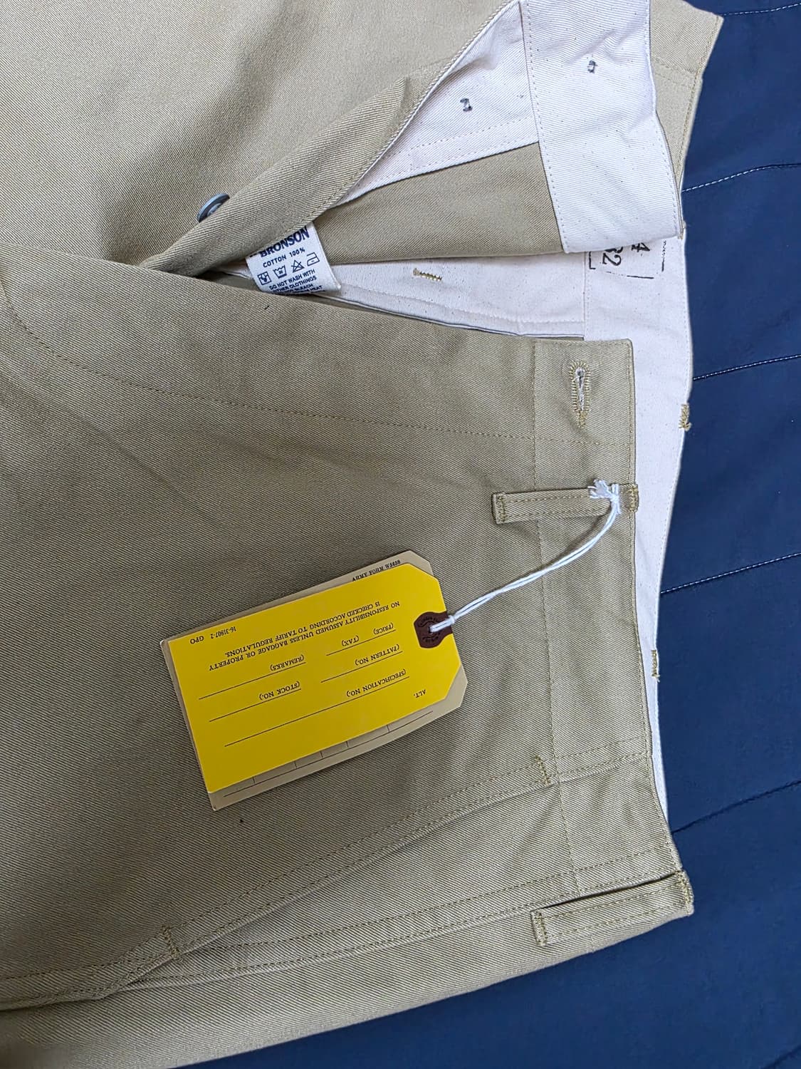 브론슨 us아미 치노팬츠34 판매합니다 상품이미지3