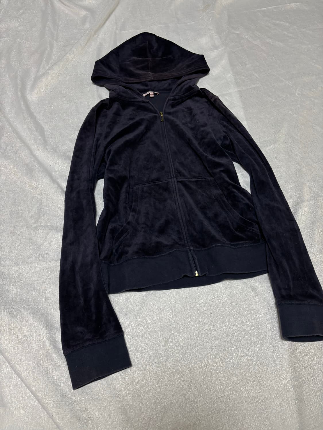 “Juicy Couture” Navy Velvet Y2K Design H 상품이미지4