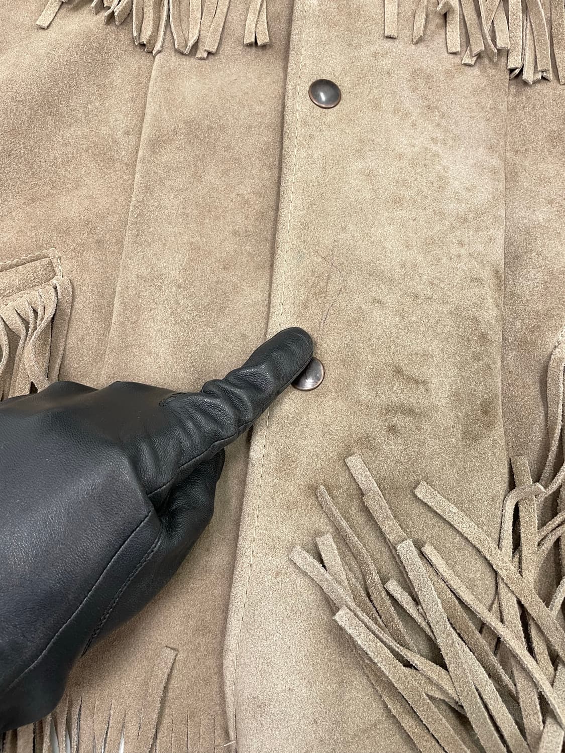VTG 90s FRINGE WESTERN LEATHER JACKET 상품이미지5