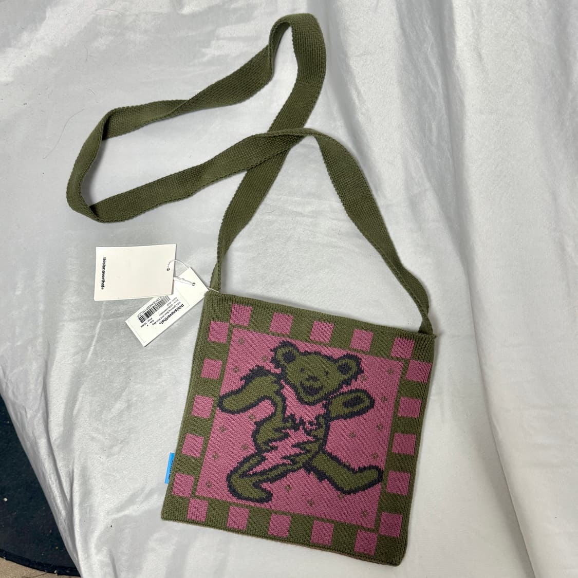 그레이트풀데드 디스이즈네버댓 니트 가방 (새상품) 상품이미지1