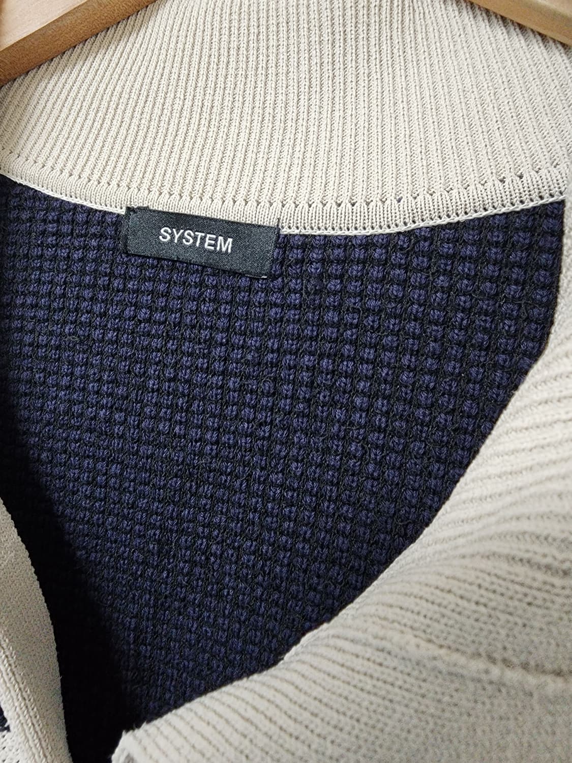 SYSTEM 스트라이프 패턴 반팔 니트 상품이미지9