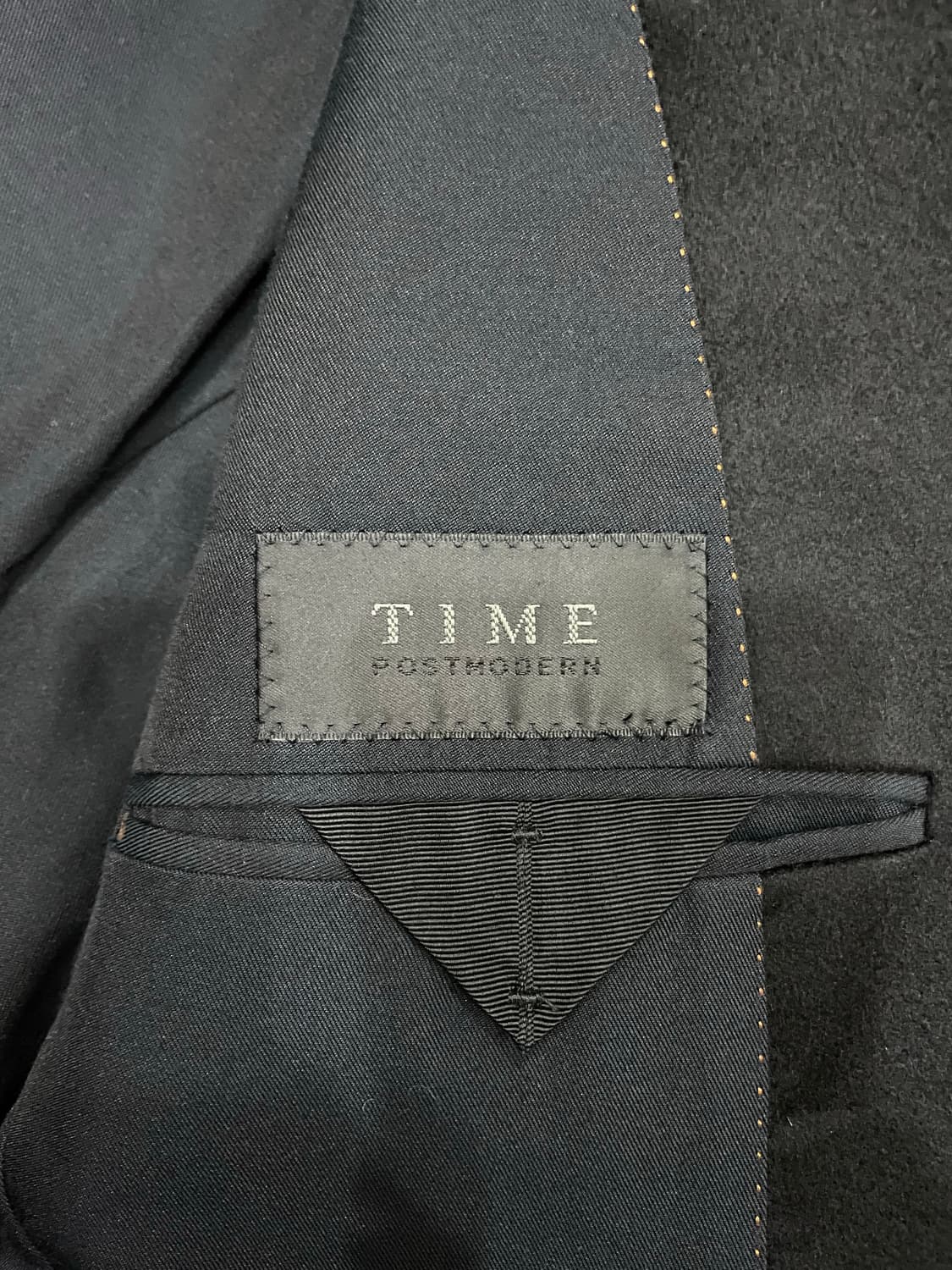 타임 캐시미어100% 블레이져 자켓 블랙 95 상품이미지8