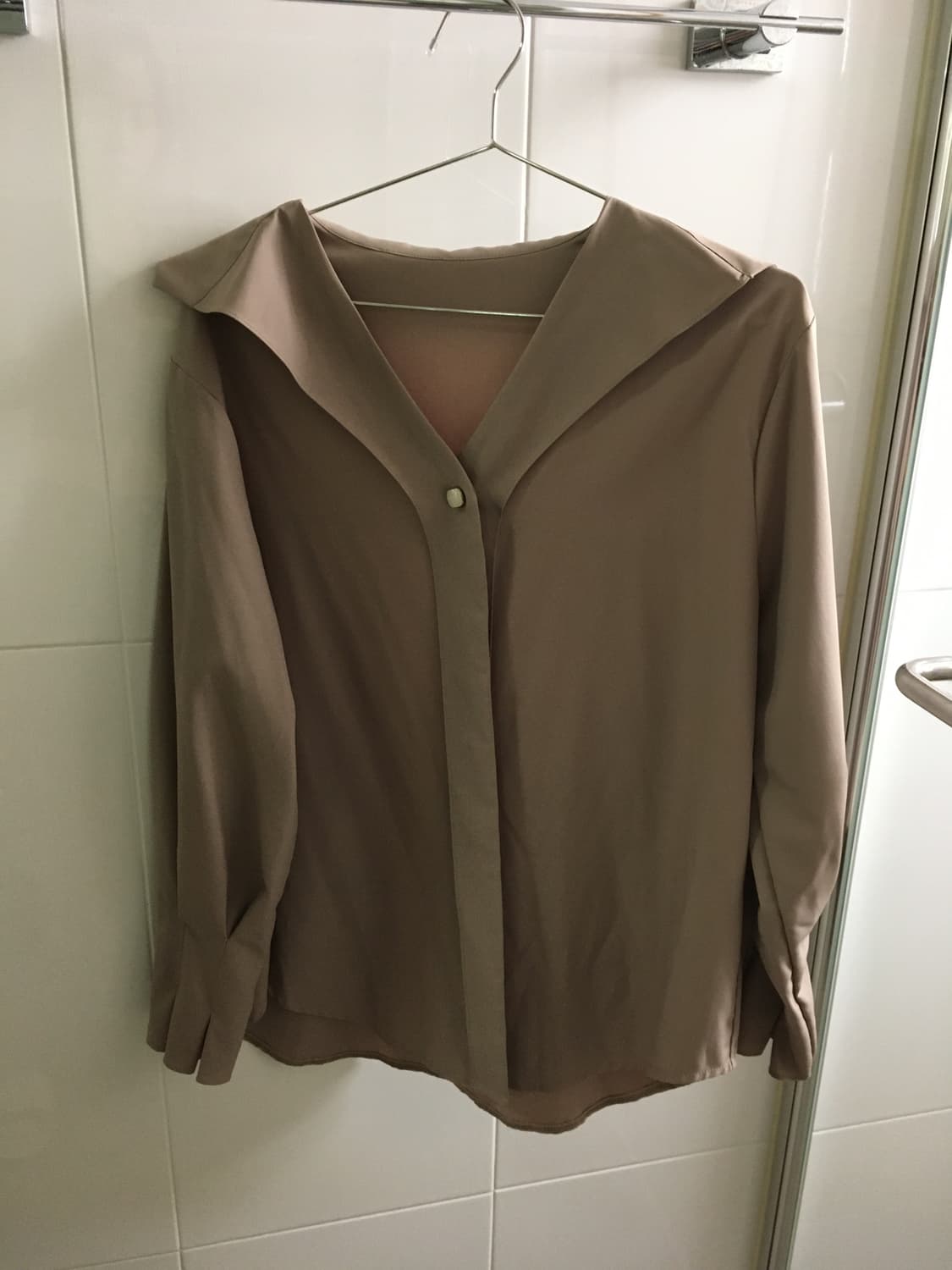 브라운 셔츠 블라우스 상품이미지1