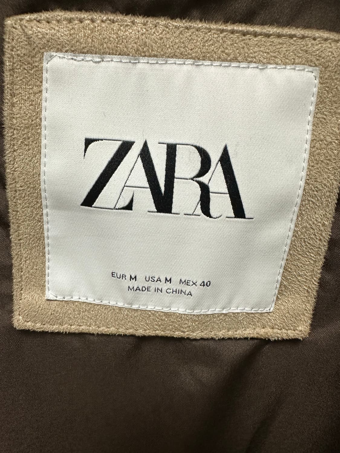 자라 스웨이드 바이커 자켓 상품이미지4