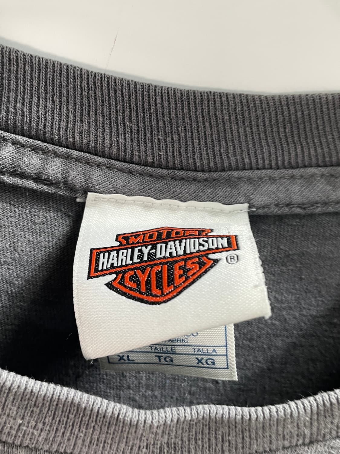 할리데이비슨 프린팅 워싱 반팔티 (on.744) 상품이미지5