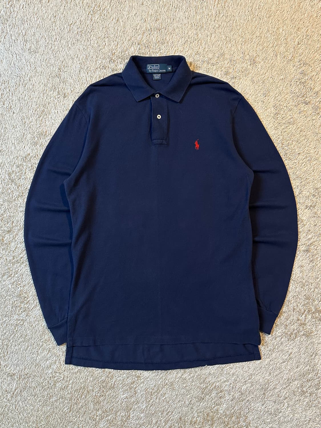 폴로 랄프로렌 레드포니 PK 긴팔 카라티 네이비 상품이미지1