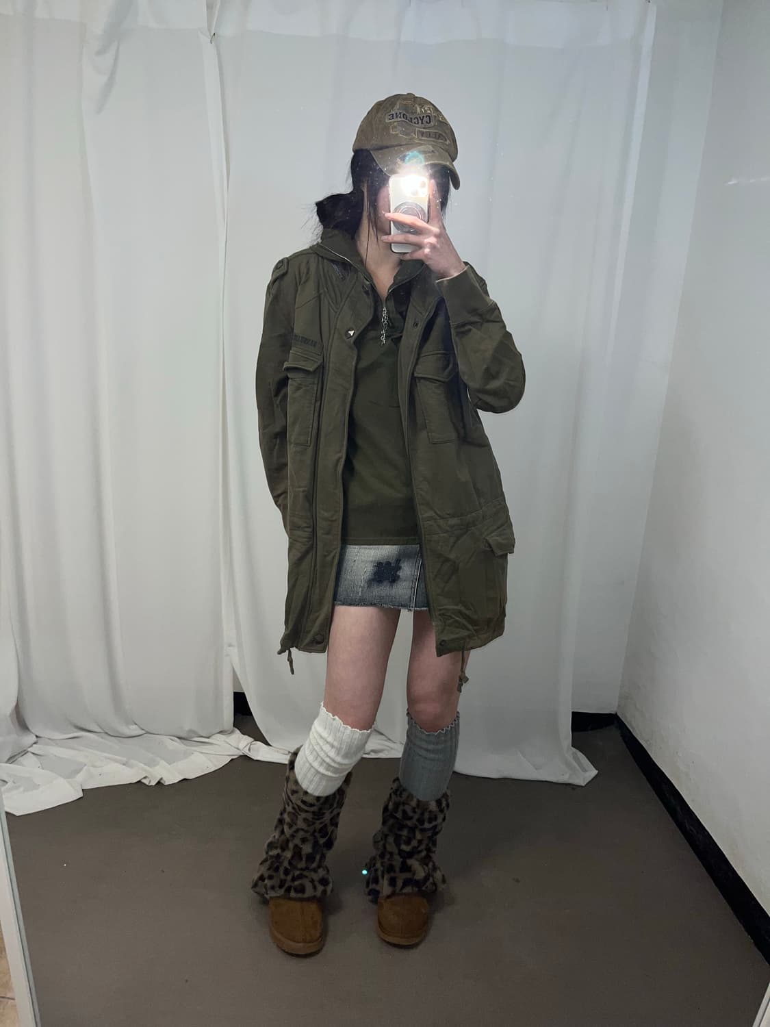 Bang Bang 00‘s 카키 집업 상품이미지2