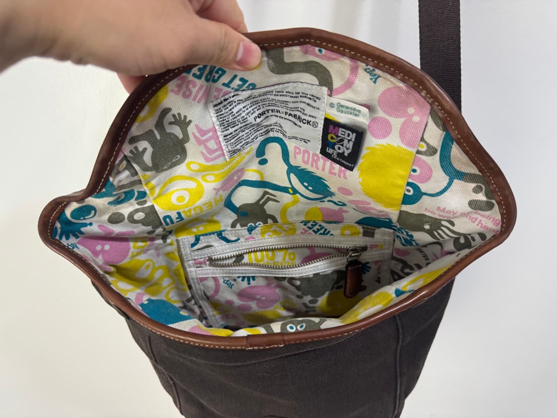 요시다포터 x 메디콤토이 콜라보 크로스백  상품이미지7