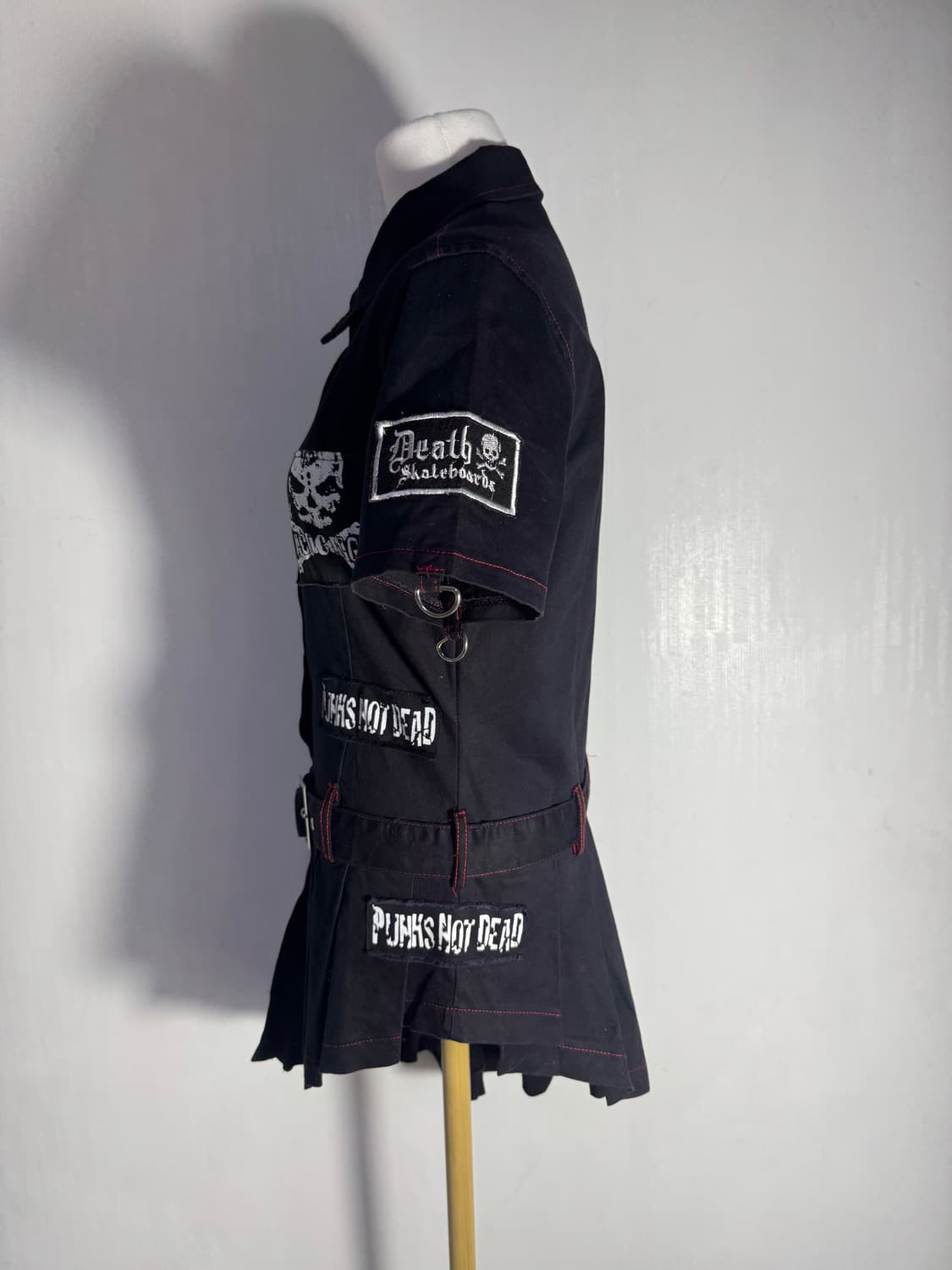 ACDC RAG 스컬 체인 어시메트리 스커트 원피스 펑크  상품이미지4