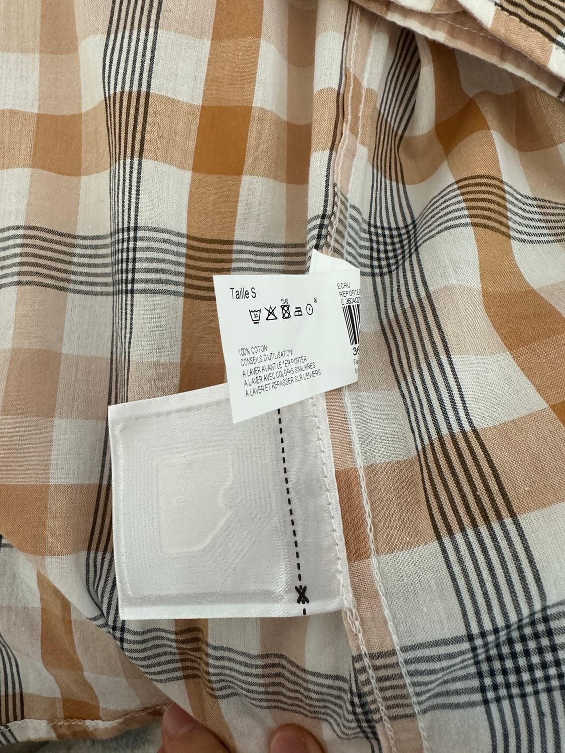 모노프릭스옴므 체크셔츠 상품이미지2