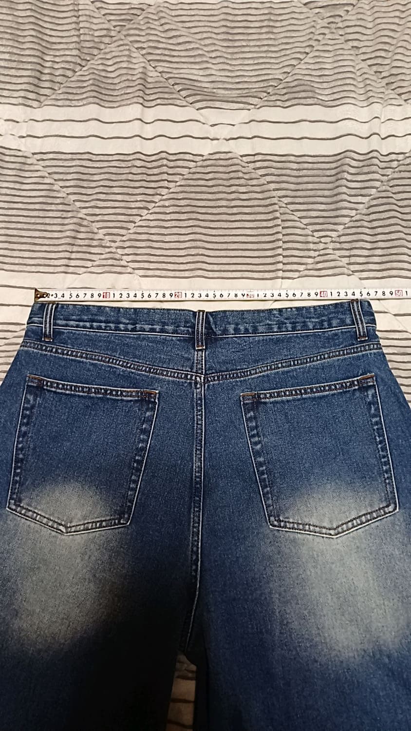 무신사 버뮤다 데님반바지 36인치 기장64 상품이미지6