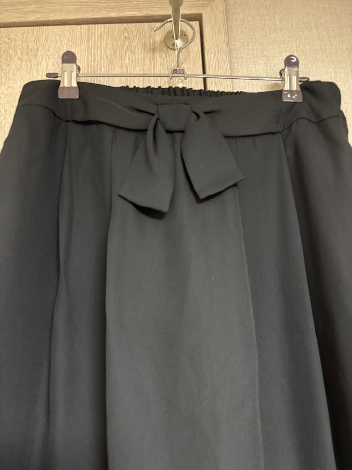 마루 빈티지 모리 블랙 리본 미디스커트 상품이미지2