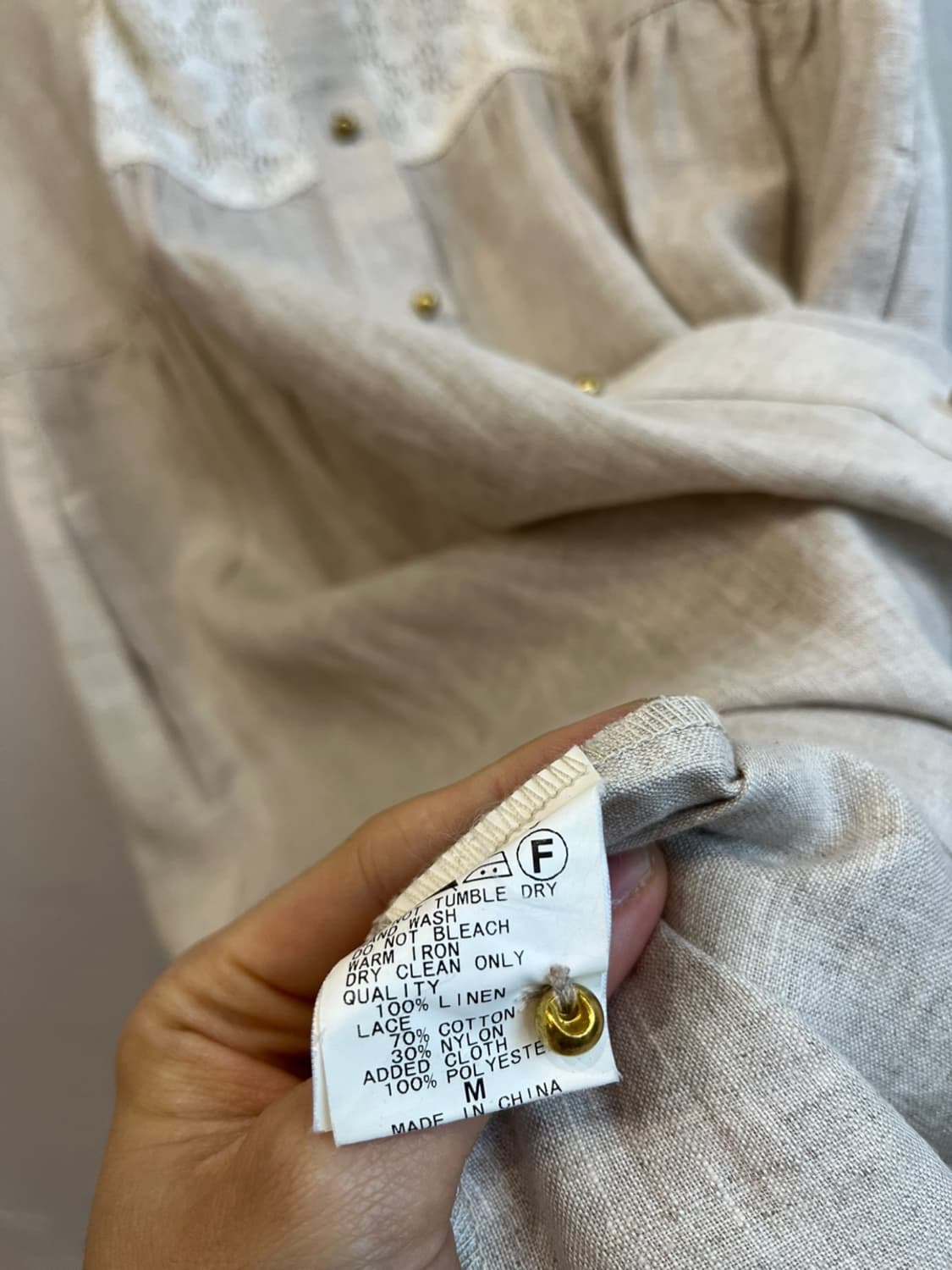 POU DOU DOU 퓨어린넨 원피스 상품이미지7