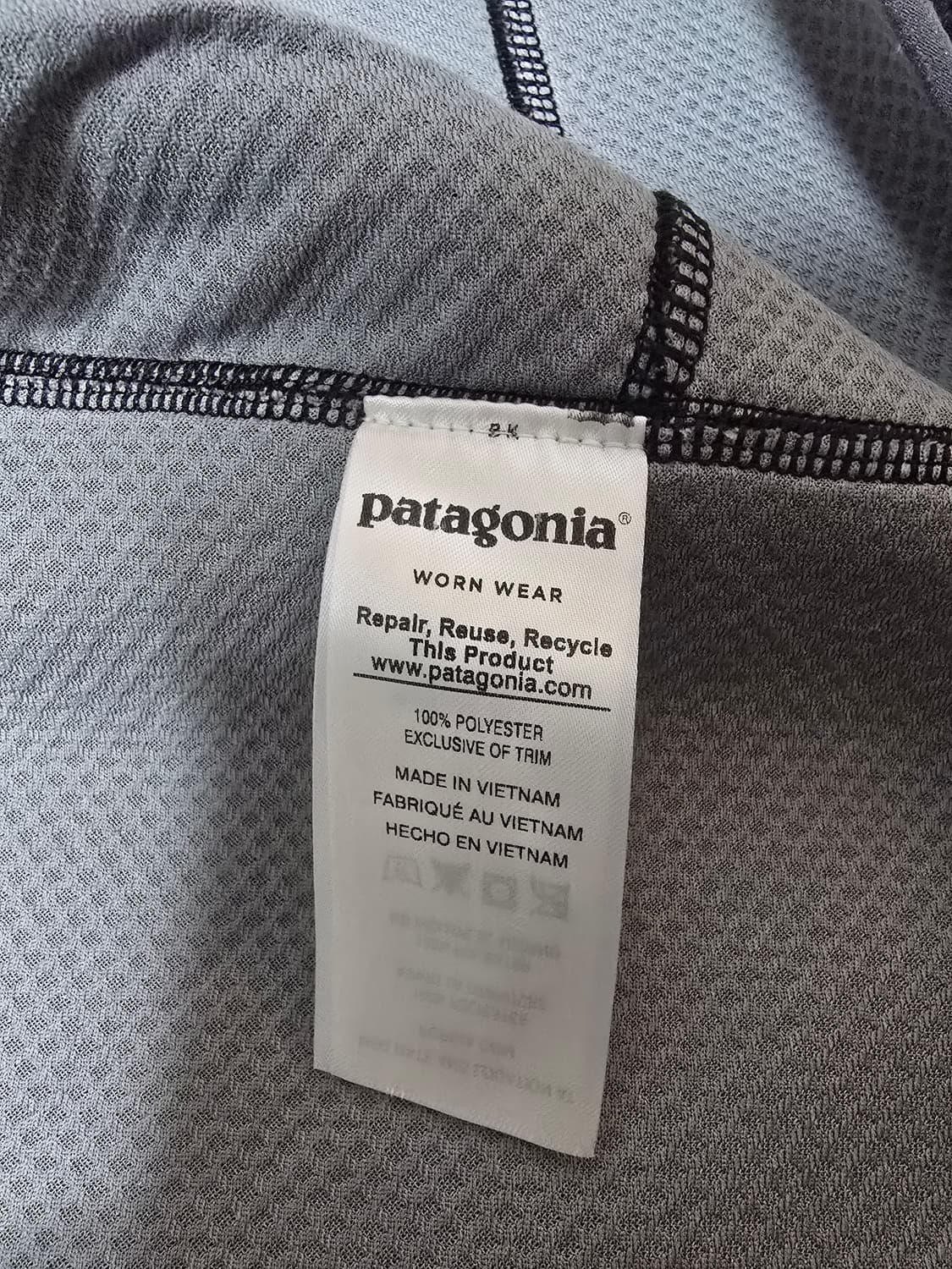 파타고니아 레트로X 블랙 S 사이즈 상품이미지5