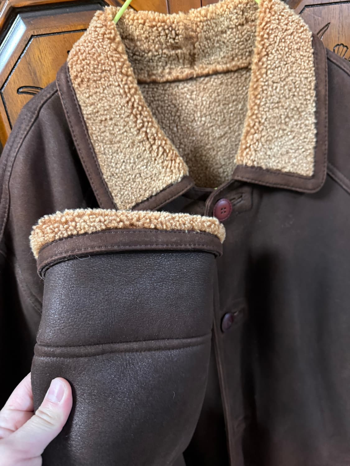 남자양가죽양털무스탕 상품이미지3