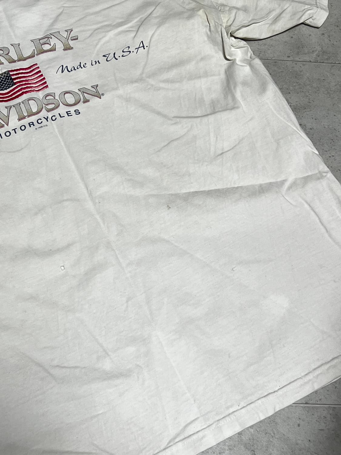 할리데이비슨 자수 반팔 xl 상품이미지5