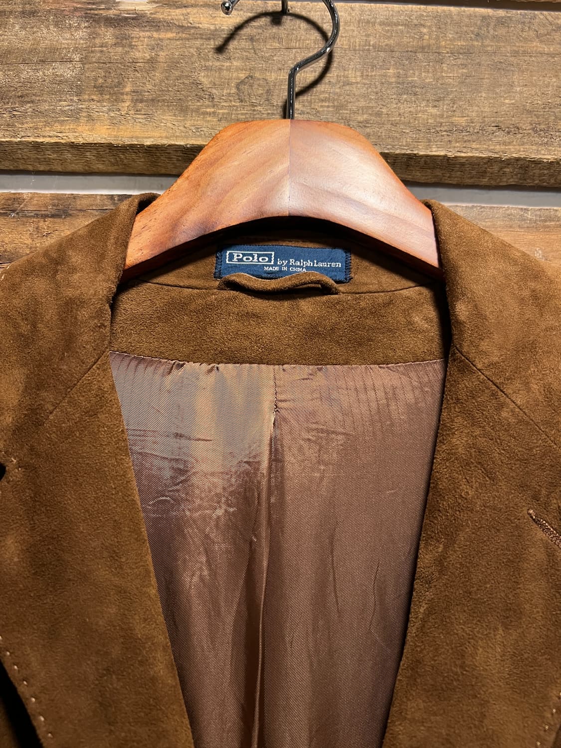 [L]폴로 랄프로렌 브라운 리얼 스웨이드 블레이저 자켓 상품이미지2