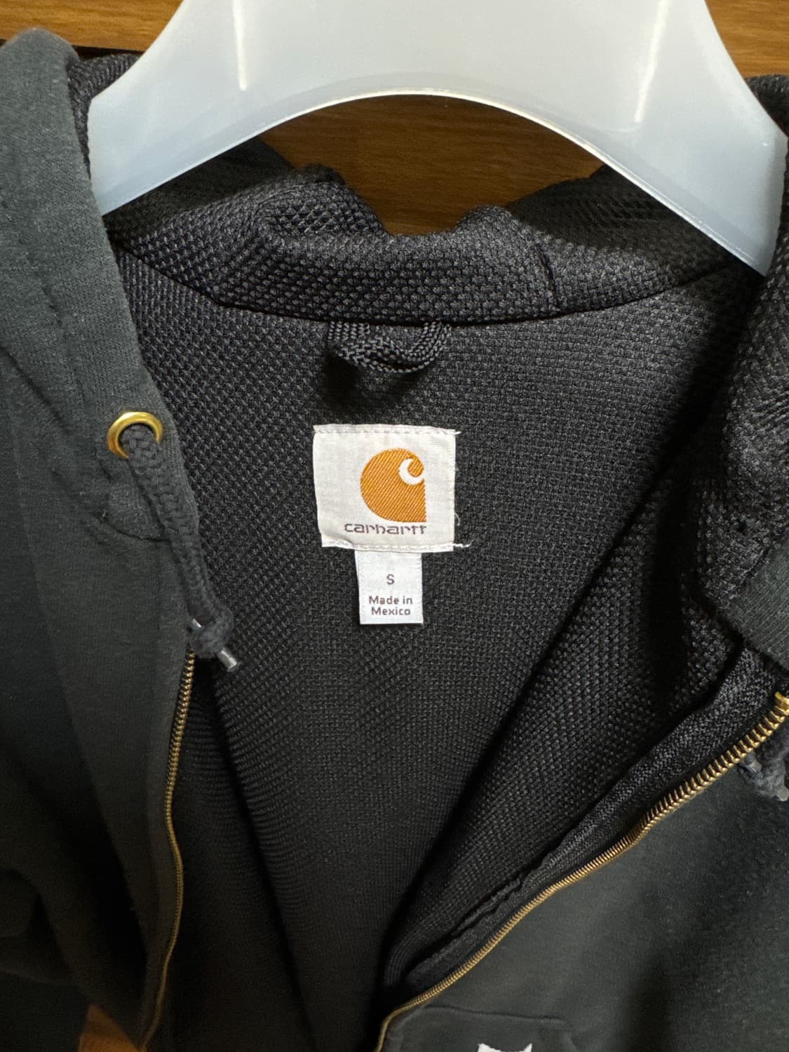 칼하트 써멀 후드집업 블랙S 상품이미지2