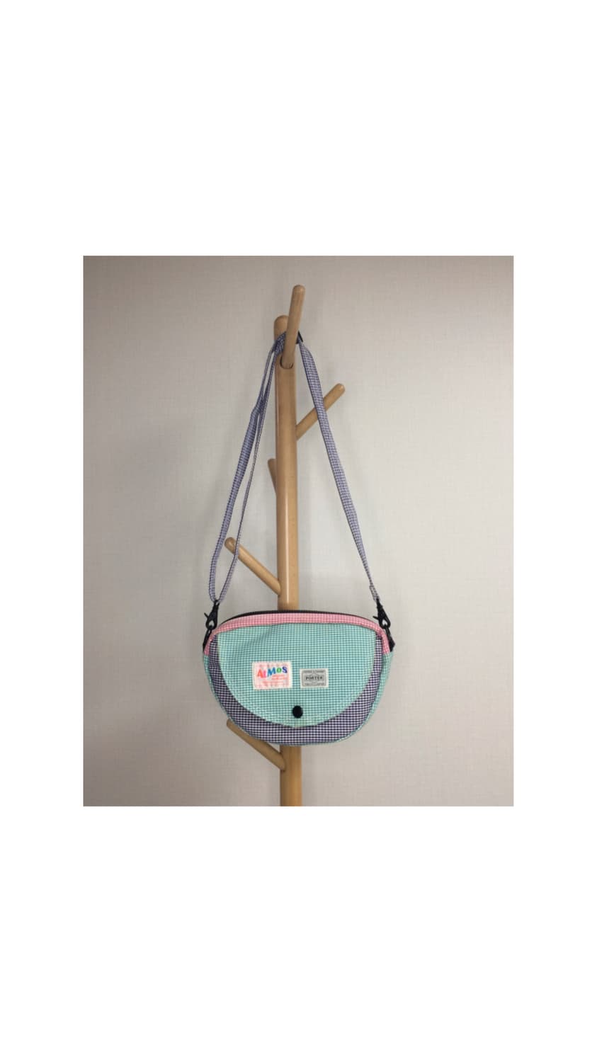 Porter 포터 x 아트모스 콜라보 체크 크로스백 상품이미지2