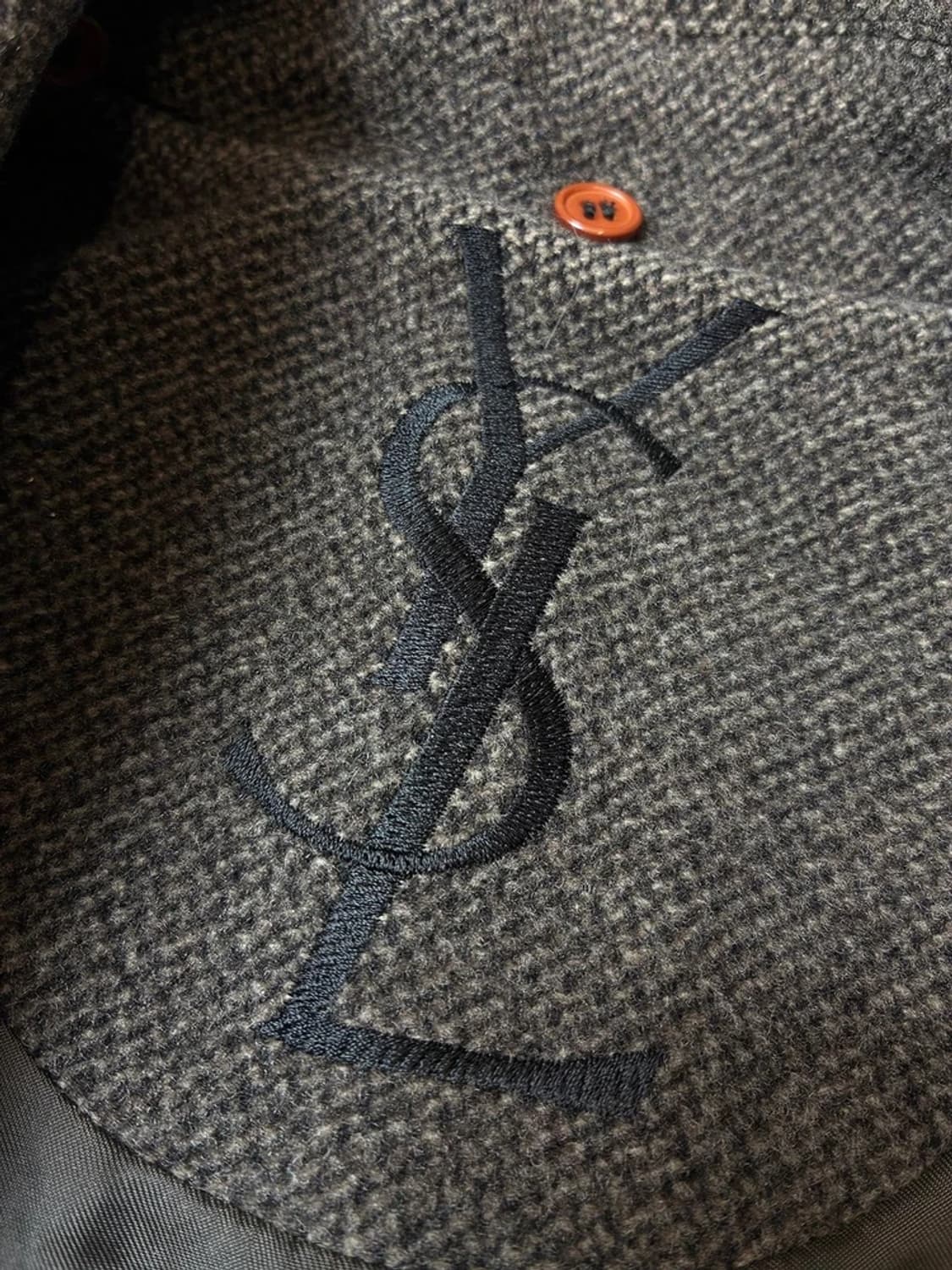 입생로랑 YSL 00s 울 헤링본 맥 코트 PN8457 상품이미지5