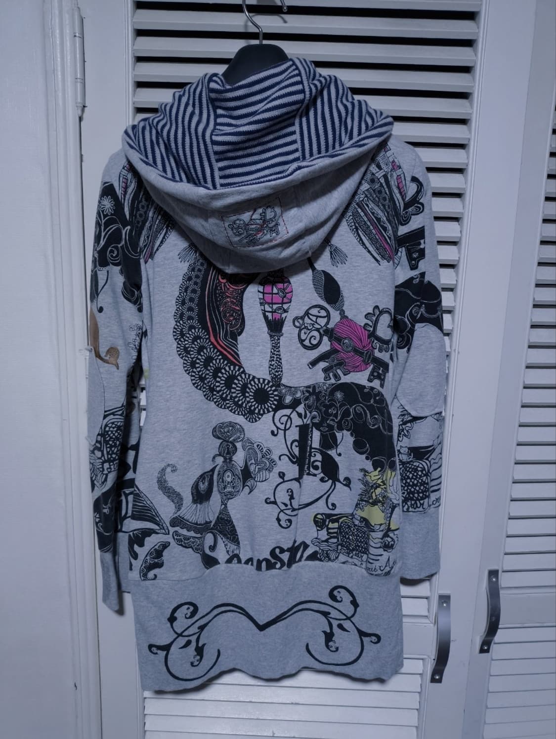 S 오일릴리 그래픽 후드집업 상품이미지5