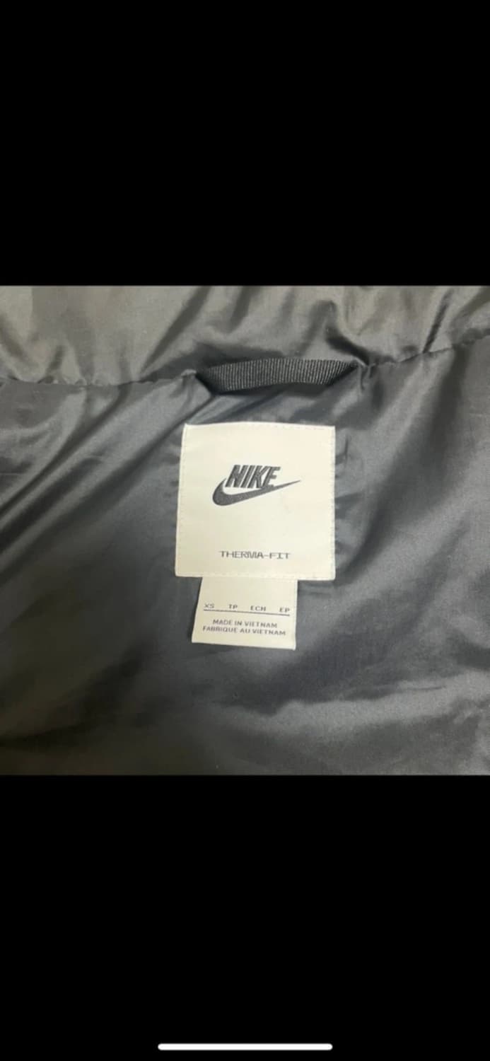 나이키 여성 패딩 블랙 상품이미지3