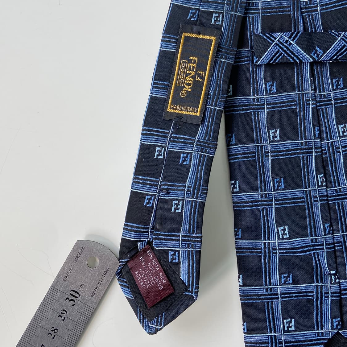 펜디 (FENDI) FF 모노그램 정품 명품 넥타이 상품이미지7