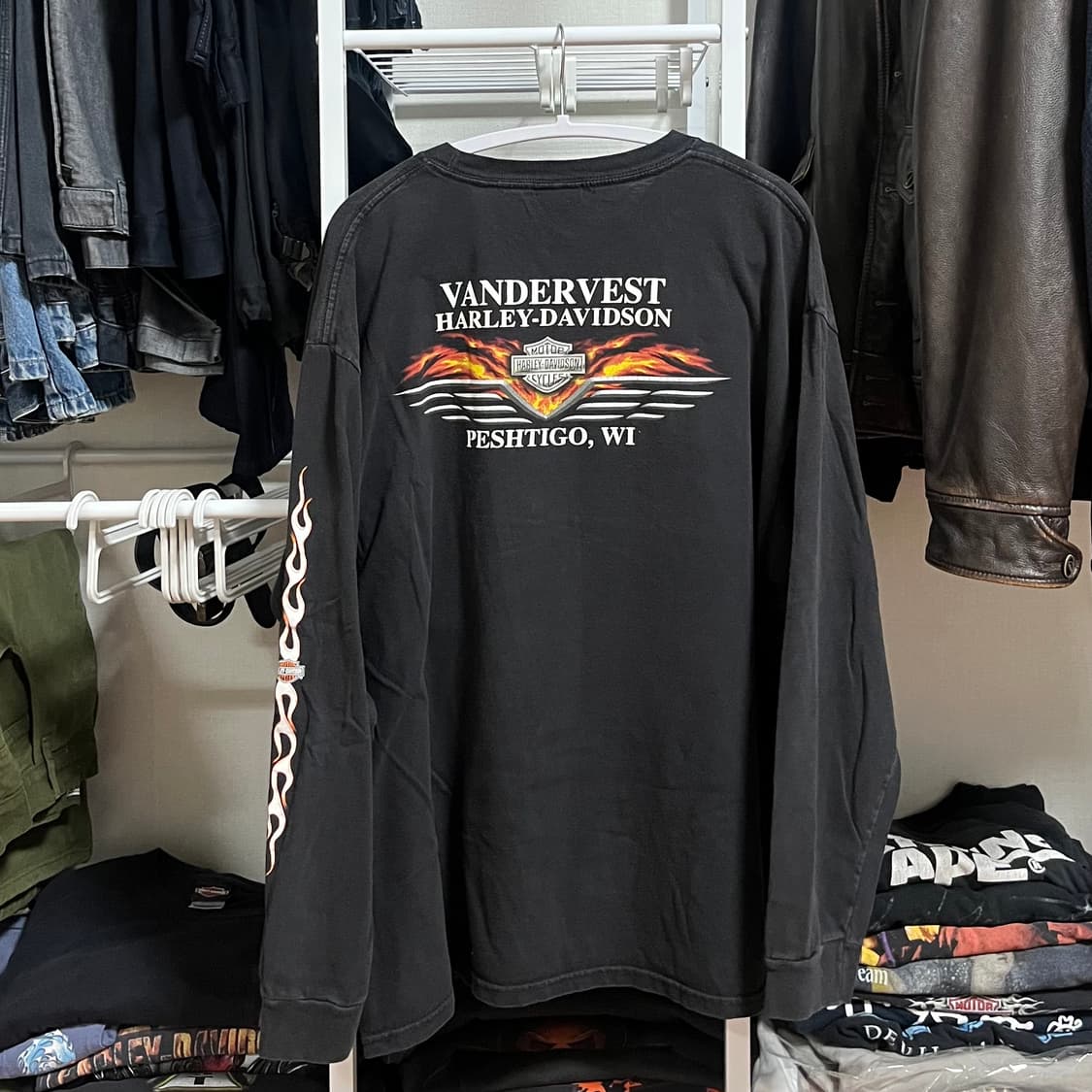 Harley Davidson Chain Flame L/S 상품이미지2
