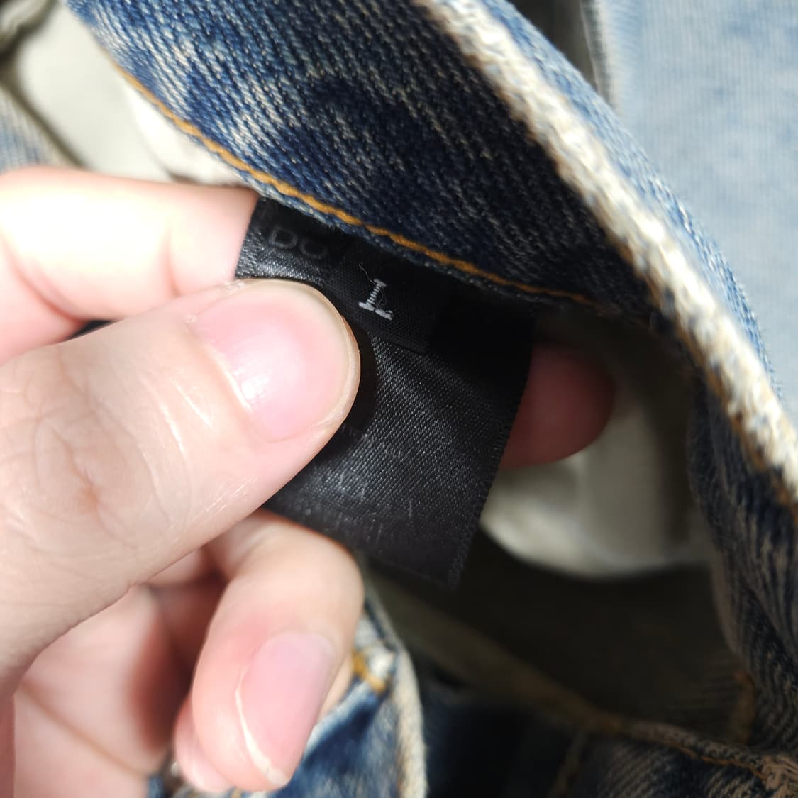 도프제이슨 와이드 데님팬츠  상품이미지5