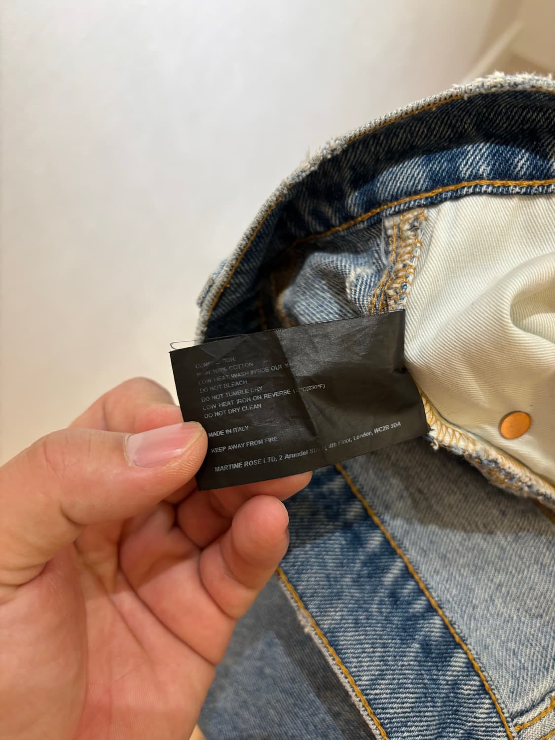 마틴로즈 해치 데님 m 팝니다 상품이미지5