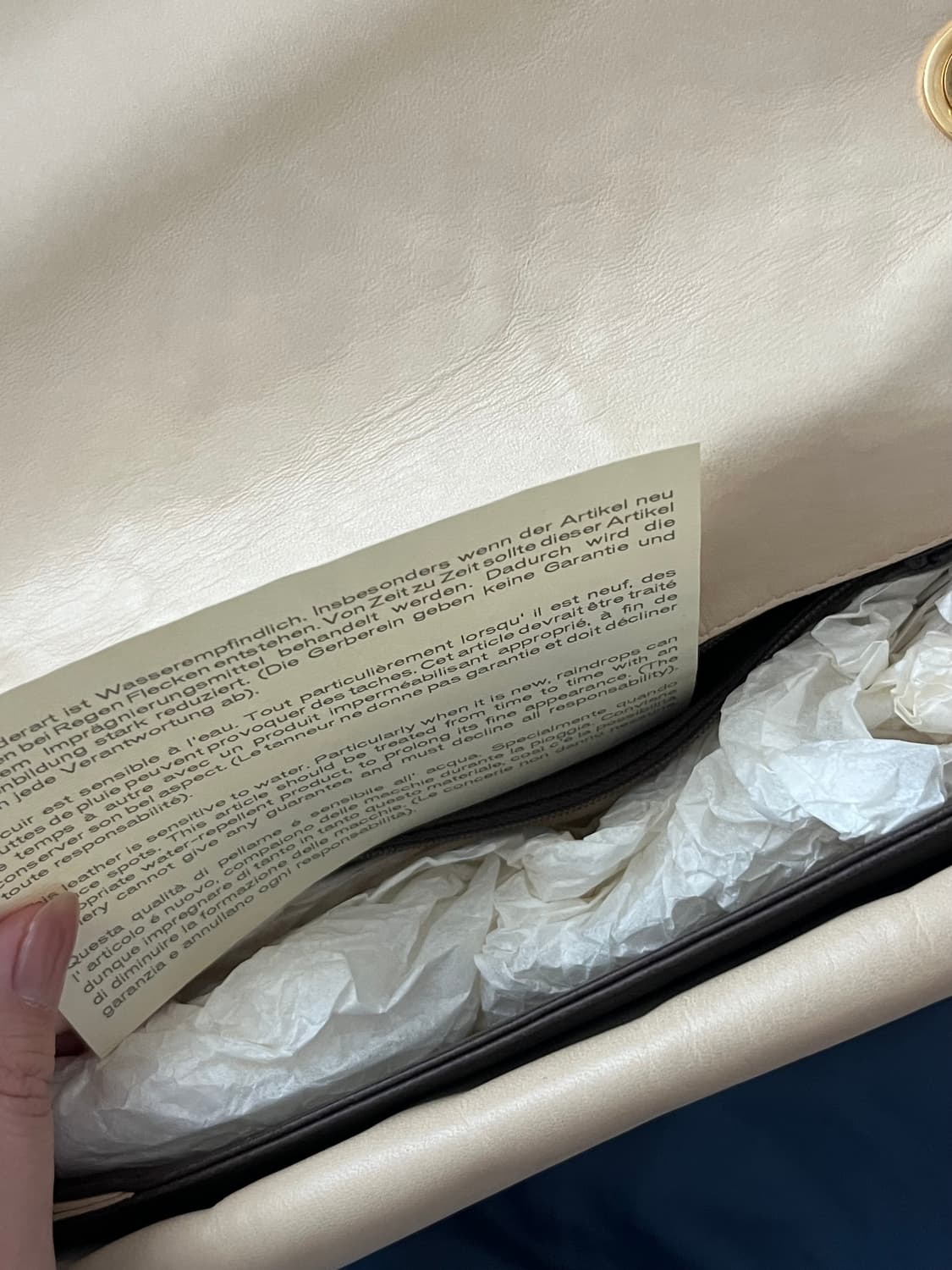 발리 빈티지 퀼팅 가죽 더블 플랩 숄더백 상품이미지6