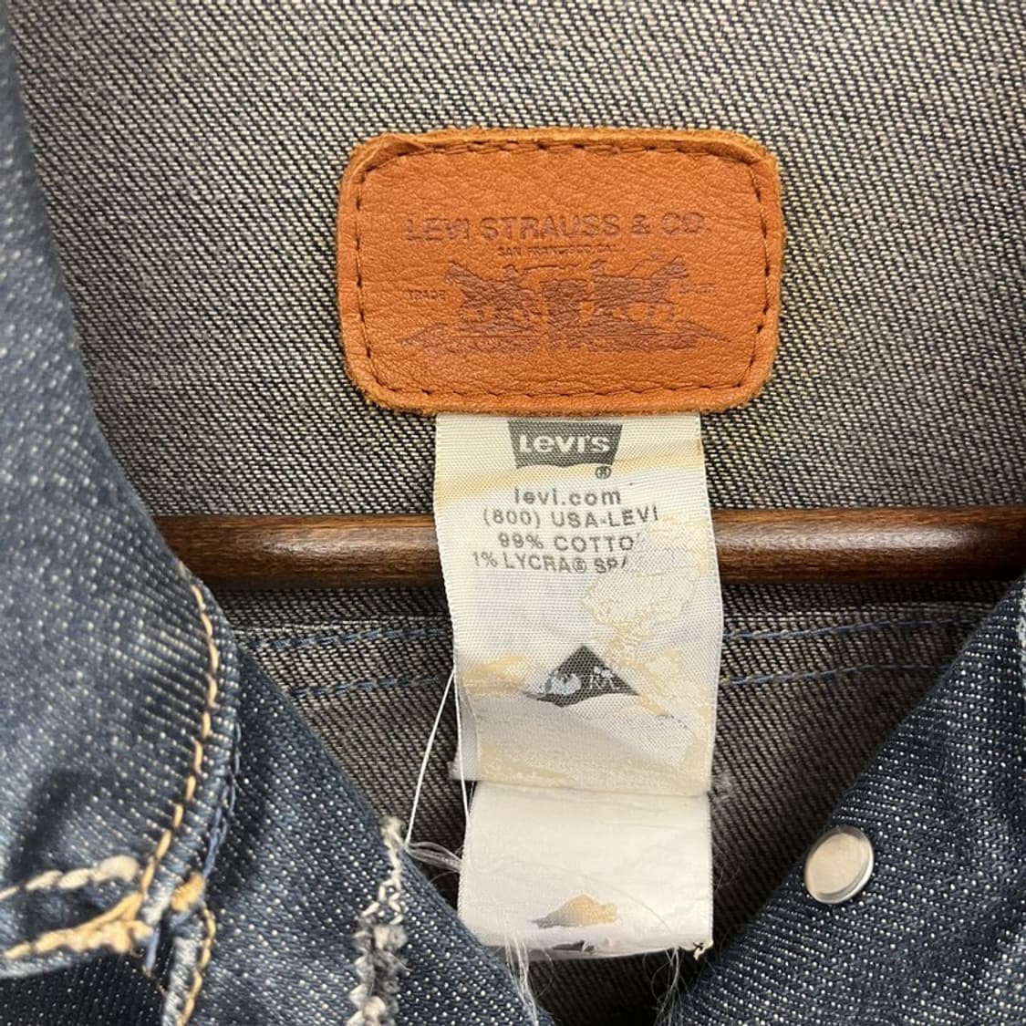 리바이스 올드스쿨 00's 캐주얼 트러커 데님자켓 95 C10278 상품이미지5